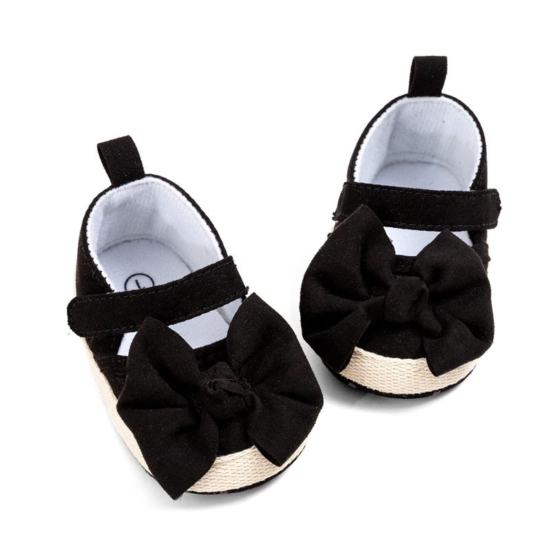 Baby Girl Shoes Flowers Bow 0-1Years Infant Girls Cotton Shoes Soft Soled Non-slip Footwear Crib Shoes