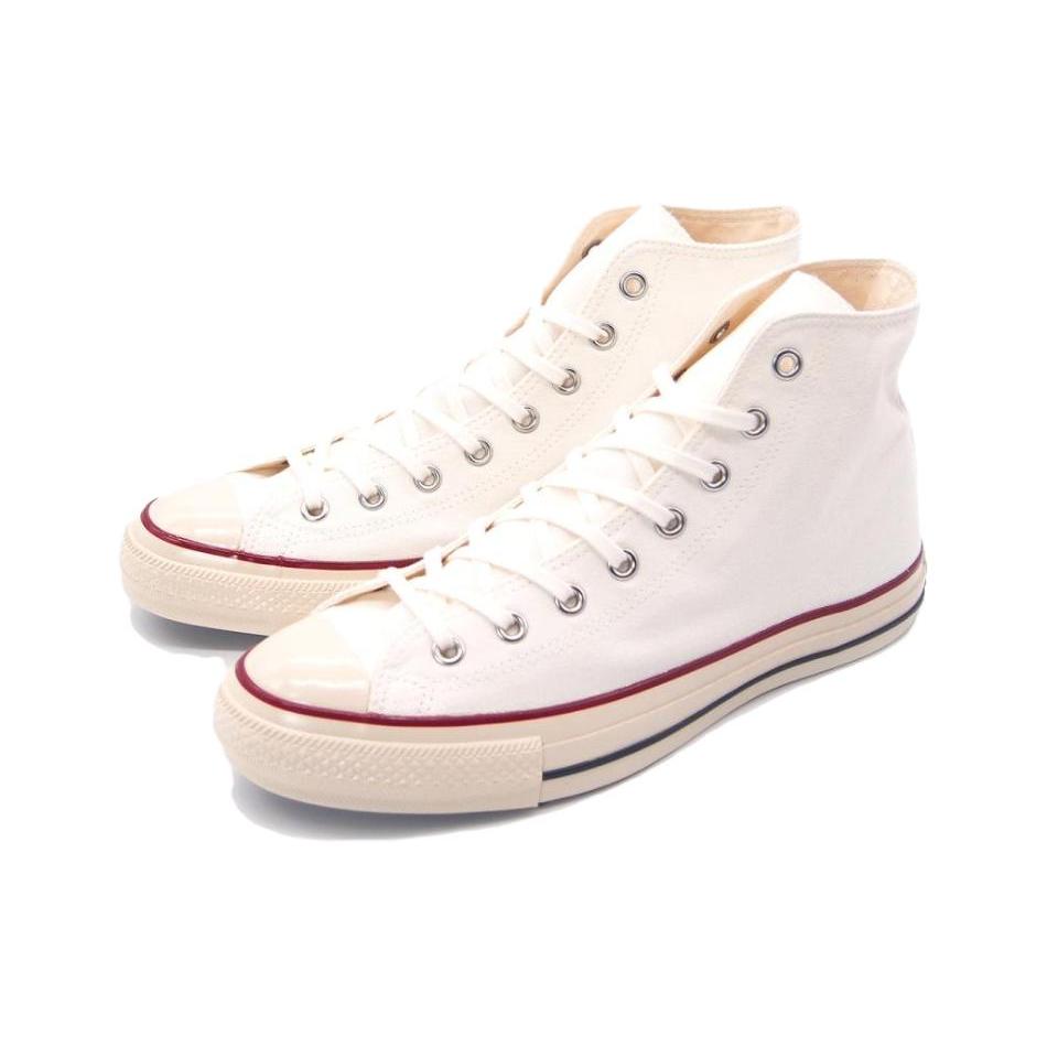 Converse All Star Minimalist Style Abrasion Resistant Breathable High top Canvas Shoes Unisex White 1SD285