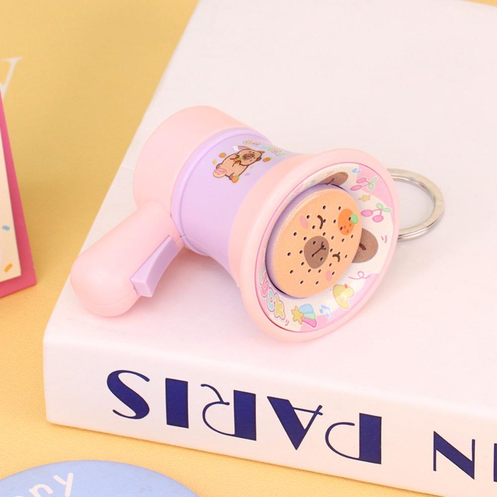 

Мультяшная капибара, музыкальная труба, брелок, громкоговоритель, портативные колонки, игрушка, унисекс style A