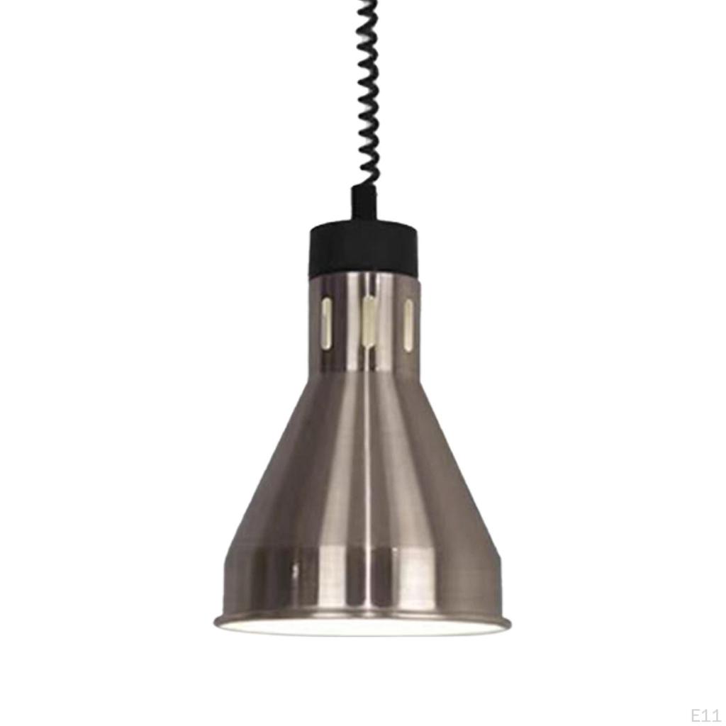 Mat Varmelampe Kommersiell Varmerlys, E27 Teleskopisk Buffetvarming for Mat, Innendørs