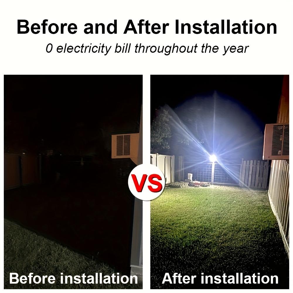 Intelligent LED solar light outdoor sensing wall light 3-mode light control decorative garden safety lighting suitable for courtyards and villas