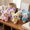Anime Keychain Rabbit Plush Doll Pendant Soft Plush Vinyl Face Bag Charm  Gift for Her