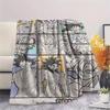 Coperta in Flanella con Stampa Personaggi Dragon Ball, Alta qualità Confortevole per Tutte le Stagioni, Arredamento per la Casa, Calore e Comfort, Perfetta per Regali di Natale