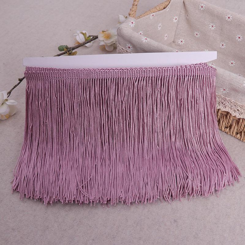Polyester Fringe Tassel Trim (10-20cm) for Stage Costumes, Curtains, Carpets, and Lace Decorations