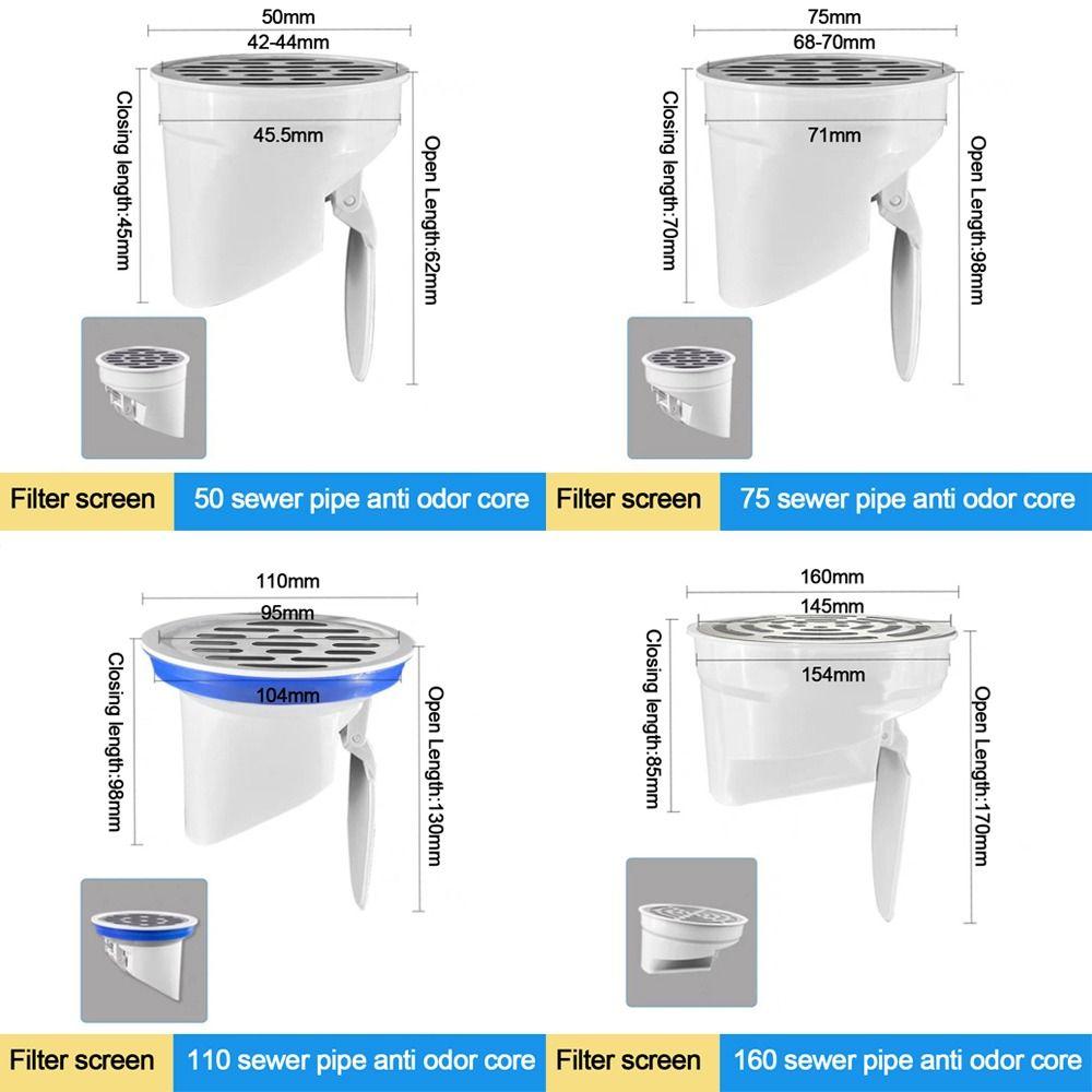Anti-leak Insect-proof Roof Cover Automatic Closing Rain Pipe Cap Drainage Pipe Floor Drains