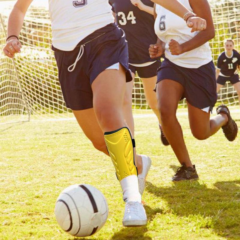 Football Shin Guards Football Calf Protective Gear Shin Pads Leg Equipment Soccer Equipment For Men Women Reduces Shocks &