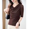 Summer Mesh Women's New Short Sleeved Top Women's Stylish Half Sleeved Oversized T-shirt