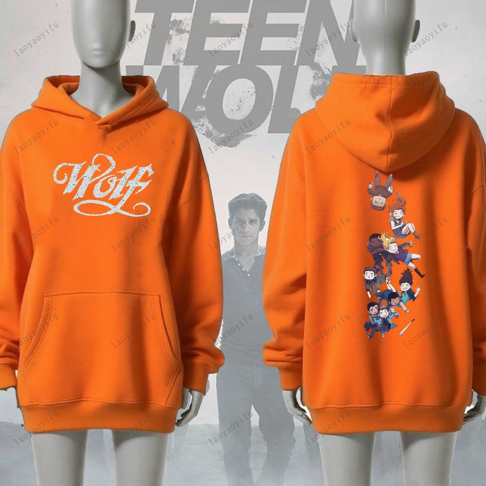 Teen Wolf Hoodie Men Pullover Novelty Trending Clothes Autumn and Winter Keep Warm Tracksuit Street Fashion Sportswear