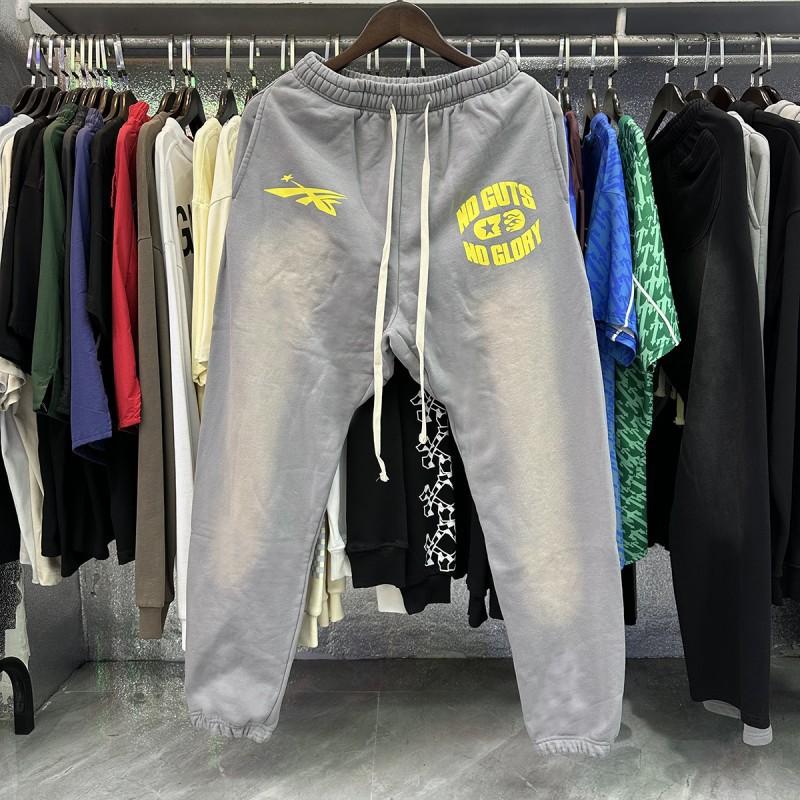 [Autumn and Winter Series] Fog High Street Washing Water Old Heavy Industry Head Printing Casual Sweater Couple Hoodie