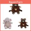 Cartoon Plush Bear Backpack For Girls Boys With Storage And Cute Animal Design