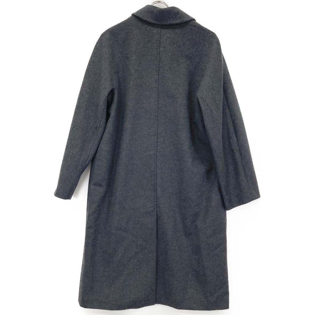 Max MaraWEEKEND 501602936 Charcoal Gray 100% Wool Chesterfield Coat coat 42 grayUsed