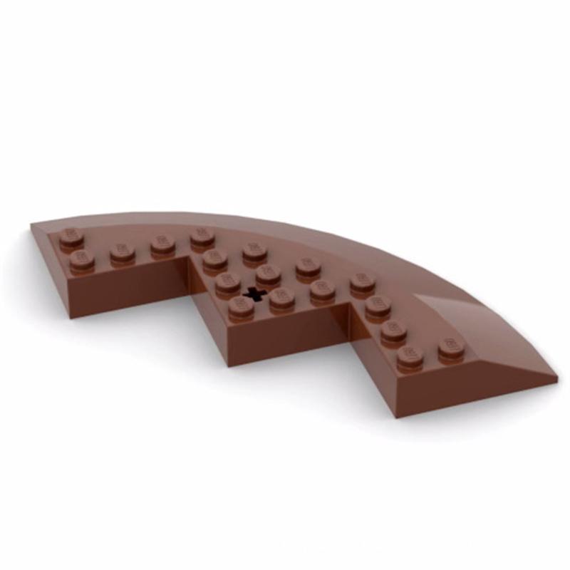 

10PCS 58846 MOC building blocks 10x10 inclined circular corner DIY children s creative building block toys 10PCS