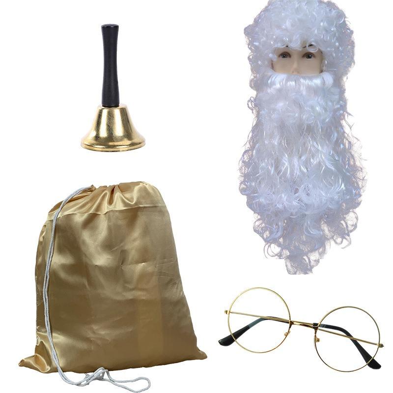 Santa Claus Costume Deluxe Edition, Christmas Ball Couple Performance Costume