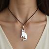 Multifuntional Cats Shape Necklace Adjustable Chain Necklace Elegant Pendant Necklace for Fashionable Lover Present