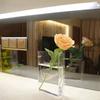 Aesthetic Book Letter Acrylic Vase Modern Clear Book Vase Hydroponic Decorative Vase  Desktop