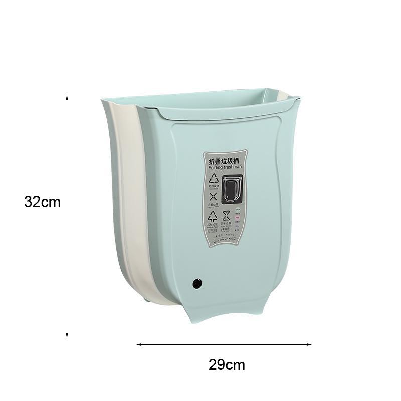 

Складные мусорные баки, настенные складные мусорные баки для кухонного шкафа, подвесное ведро для хранения, мусорное ведро для ванной комнаты и кухни