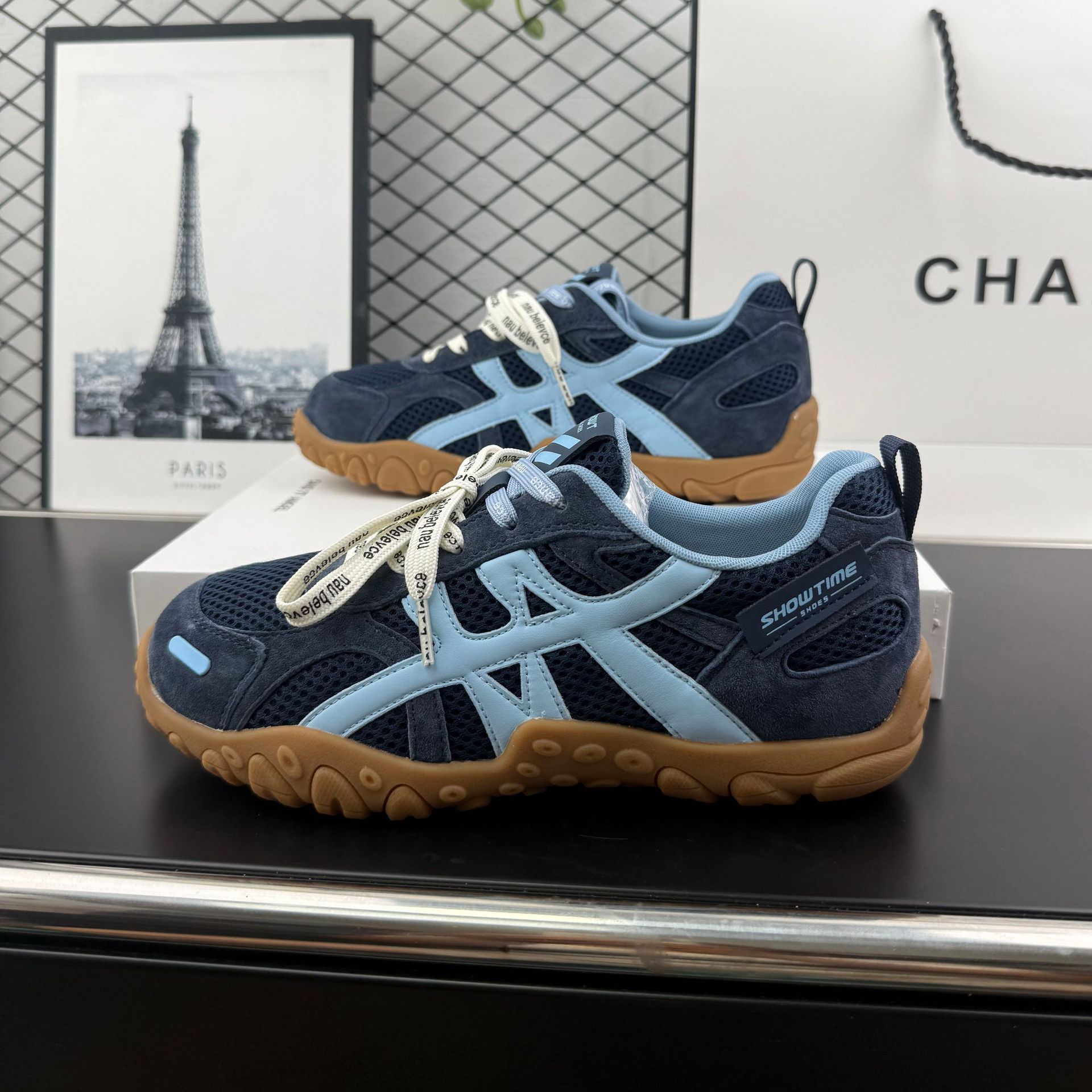 

Genuine leather women s shoes 2025 summer new lightweight soft-soled mesh German training shoes double shoelaces sports shoes casual Forrest Gump sh 35