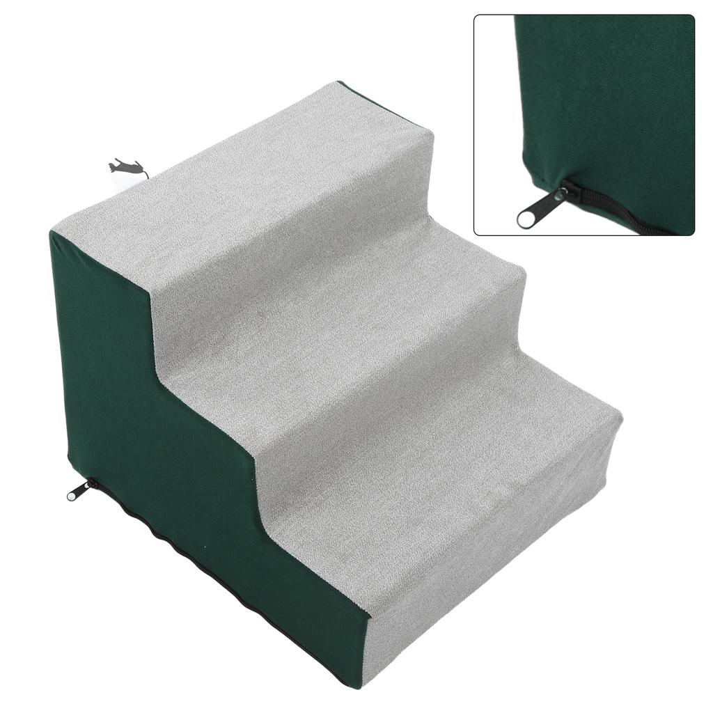 Gradini per Animali Domestici Morbidi Peluche Fodera Rimovibile Scale Portatili per Animali Domestici per Cani Piccoli Gatti Animali Domestici