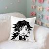 TTomiokas Giyuus Case Plush Fabric Soft Pillowcase Double Sided Print Cushion Cover Household Gifts