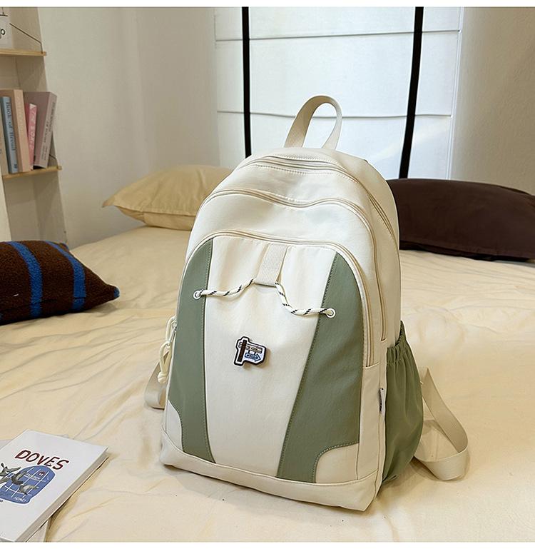 School Bag High Value College Style School Bag Ins Casual Trend Large Capacity Color Matching Korean School Bag Fashion Backpack
