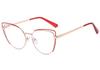 Reading Glasses Transparent Women Fashion Optical Prescription Eyeglasses Frame Anti Blue Light Red Cat Eye Glasses +1 +2 Gafas