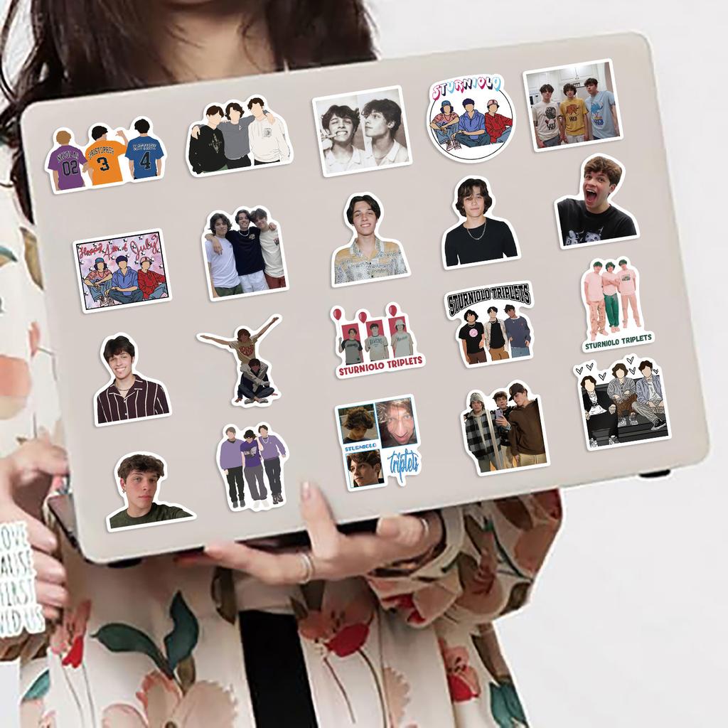 50 Sturniolo Character Stickers Decorate Notebook Suitcase DIY Waterproof Stickers
