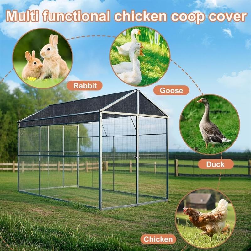 Breathable Black Sun Shade Cover For Chicken Coops Outdoor Garden Shade And Temperature Control Sunblock Netting Cloth