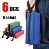6pcs Hand Tool Bag Thick Canvas For Small Tools Screwdriver Wrench Tweezers Drill Bit Organizer Bag Waterproof Zipper Pouch