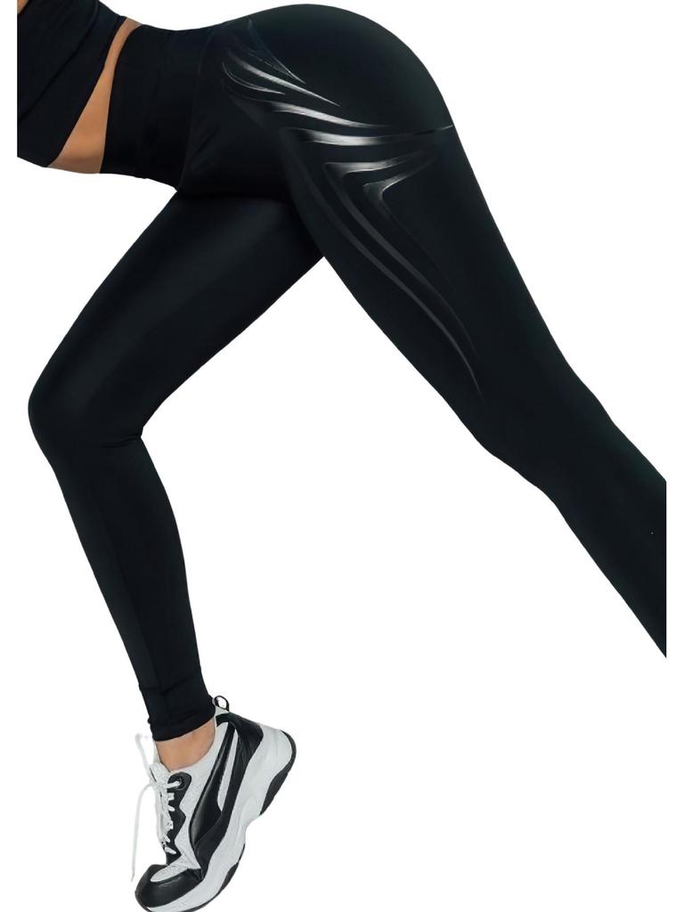 Kadın Yüksek Bel Düz Renk Yoga ve Fitness Pantolonu