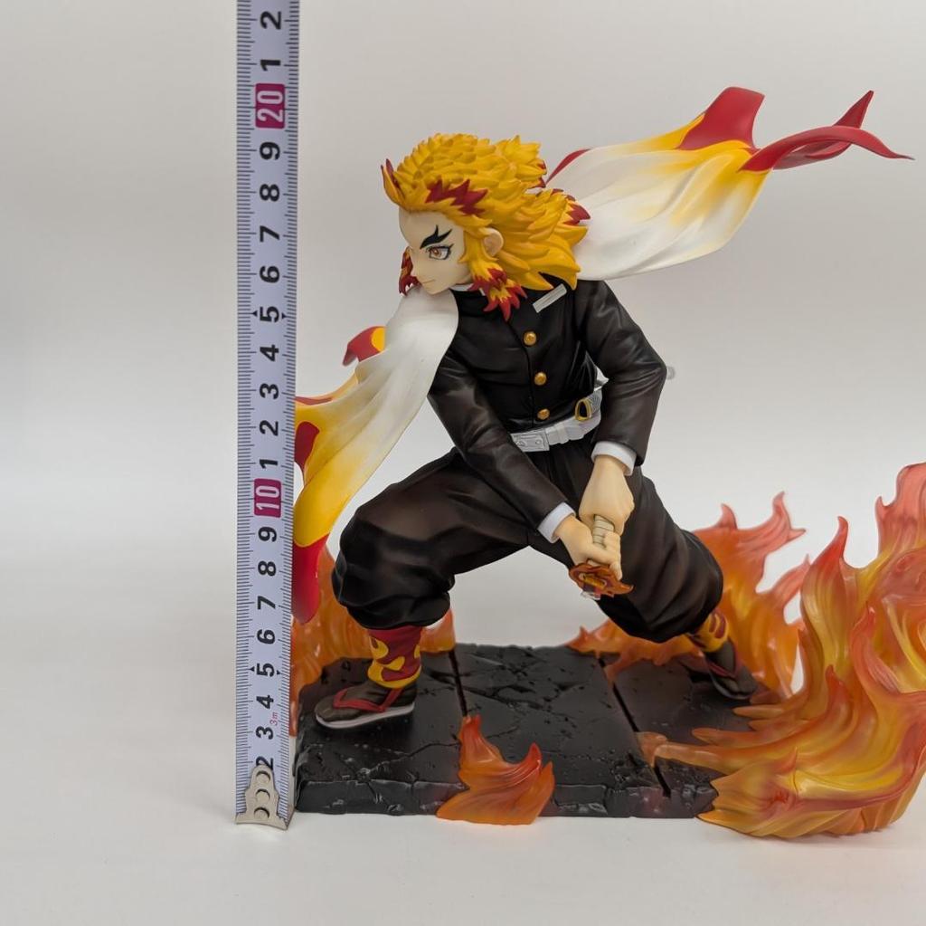 [USED] Demon Slayer: Kimetsu no Yaiba Rengoku Kyojuro Figure Kotobukiya ARTFX J Current condition