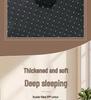 Winter Warm Half-Closed Cat Bed - All-Season, Dirt-Resistant, Secure, and Non-Collapsing.