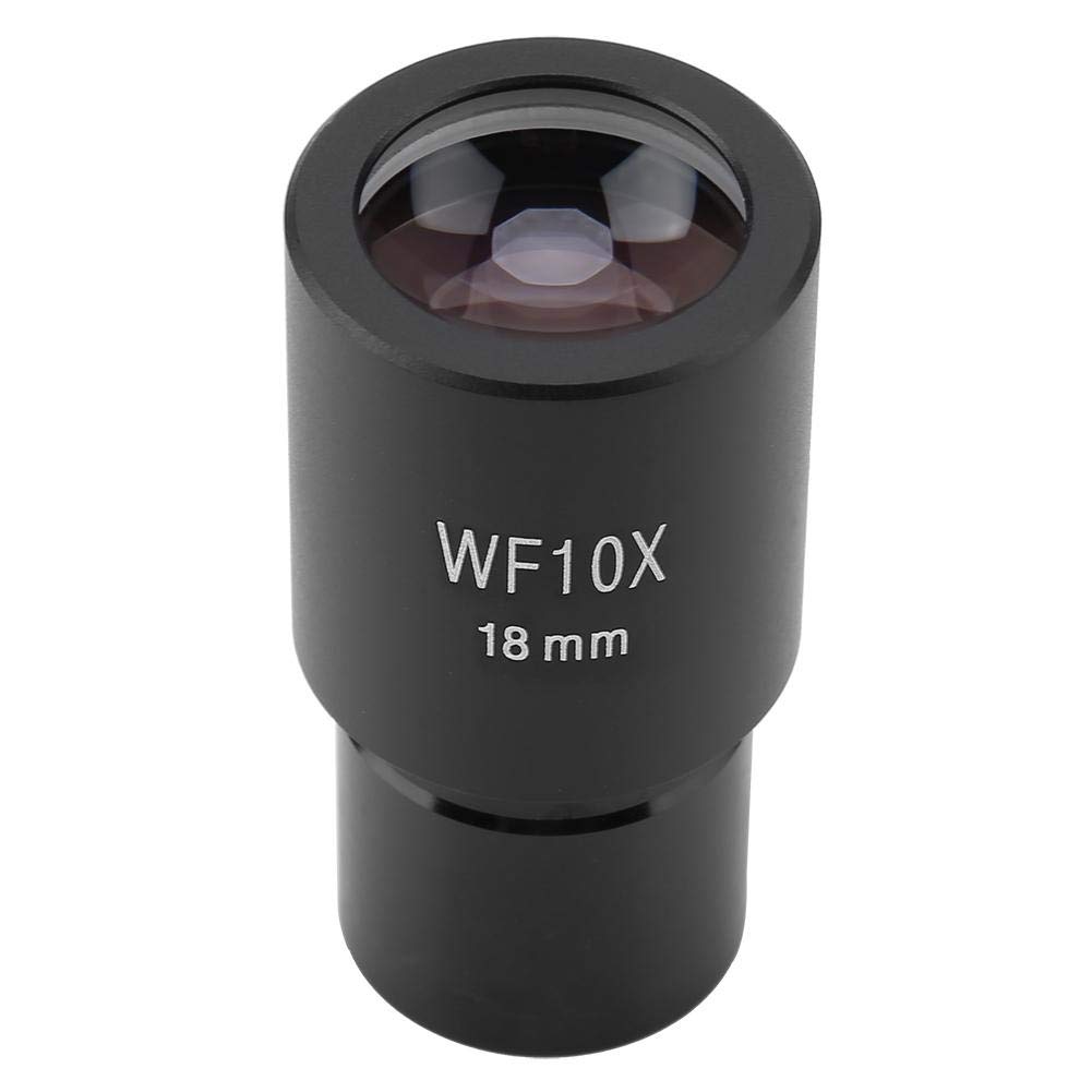 Walfront 10x Microscope Optical Microscope Accessory Biological Microscope Lens Adapter for Mm MA Clamp Meter 10x Wide Angle Eyepiece Interface
