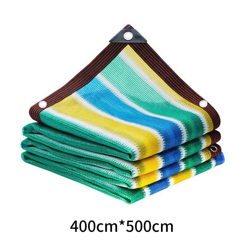 Color Sunshade Net Anti-UV Shade Cloth Thicken Shading Net Outdoor Yard Greenhouse Canopy Plant Sun Nets Sunscreen Cloth