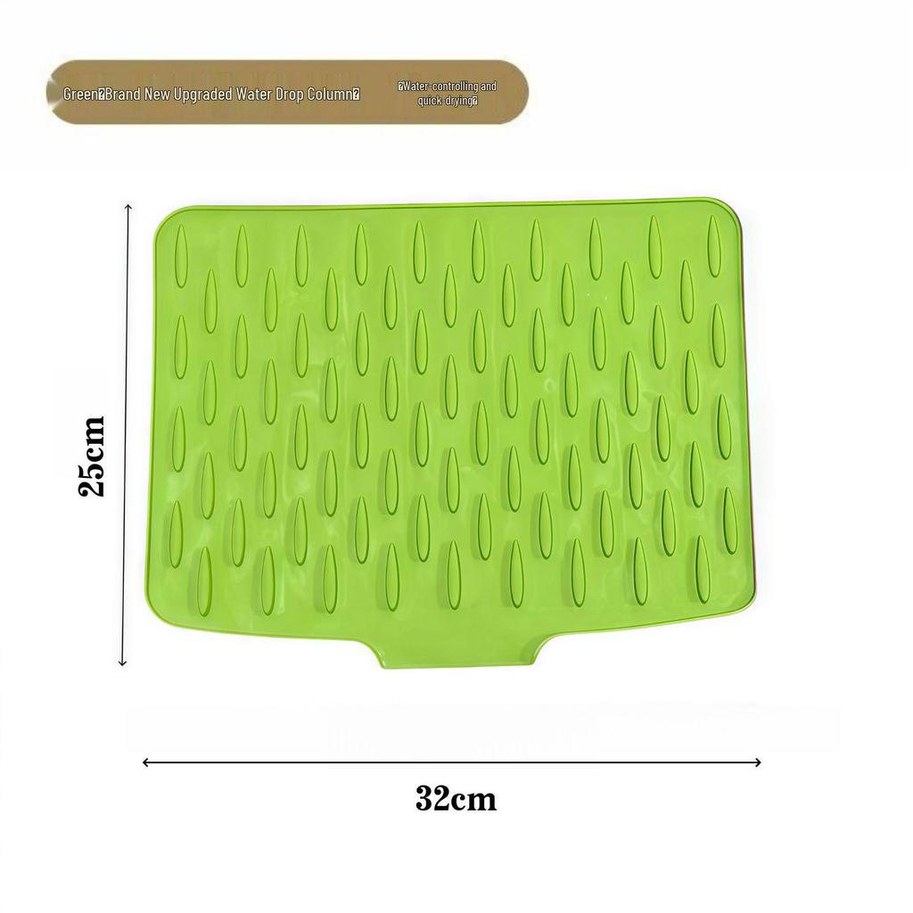 Non-Slip Silicone Kitchen Mat: Heat-Resistant, Anti-Scald, Multi-Use for Countertop, Chopping, and Drain