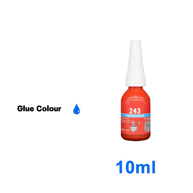 

Threadlocker Quick Drying Screw Locking Agent High Strength Screw Locking Adhesive Anaerobic Glues Anti Loose Screw Glue 10ml 243