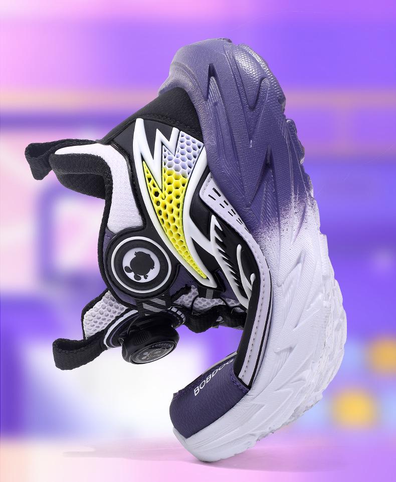 Bobodou Kids' Waterproof Leather Running Shoes for Spring & Autumn - 2025 New Lightweight Style for Boys, Sizes S, M, L