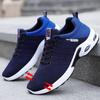 Shoes men's spring hair men's shoes lace-up running shoes large size sports shoes thick sole heightening single shoes