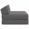 Folding Sofa Bed Light Grey 60 x 70 x 41 cm Fabric