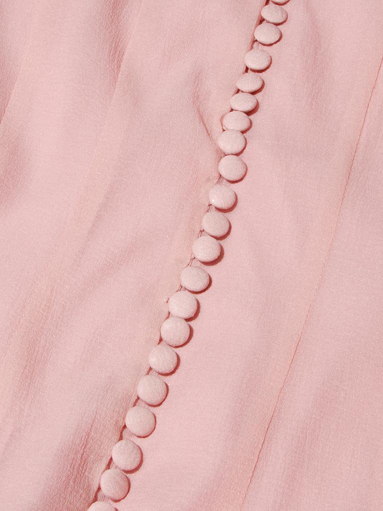 Solid Spliced Button Slimming Dresses for Women O Neck Long Sleeve High Waist Patchwork Ruffles Female Fashion New