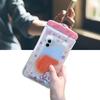 Waterproof Phone Pouch Cartoon Cute Sensitive Touch Transparent Phone Pouch with Lanyard for Drifting Swimming Diving