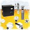 Kit complet sous-comptoir tireuse à bière AS-40 2 voies, refroidisseur passage direct et immersion Green Line, têtes plates, 40 L/h