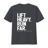 Camiseta De Entrenamiento Hbrido Para Atletas Levanta Pesado Corre Lejos Amante Del Gimnasio Y Running Vintage Washed Stylish
