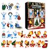 Surprise Gift Holders Christmas Advent Calendar 2026, 24-Day Countdown with 24 Festival Celebration Supplies Acrylic Pendants, Anime Themed