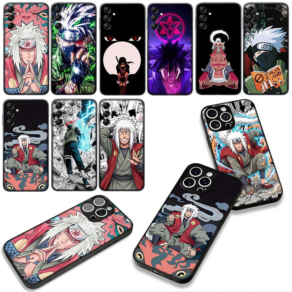 for Samsung Galaxy A36 A17 A26 A07 A35 A54 A53 A13 A33 A34 S8 S9 S20 S21 FE S10 Plus Cover Case Jiraiya Kakashi Narutos Sasuke