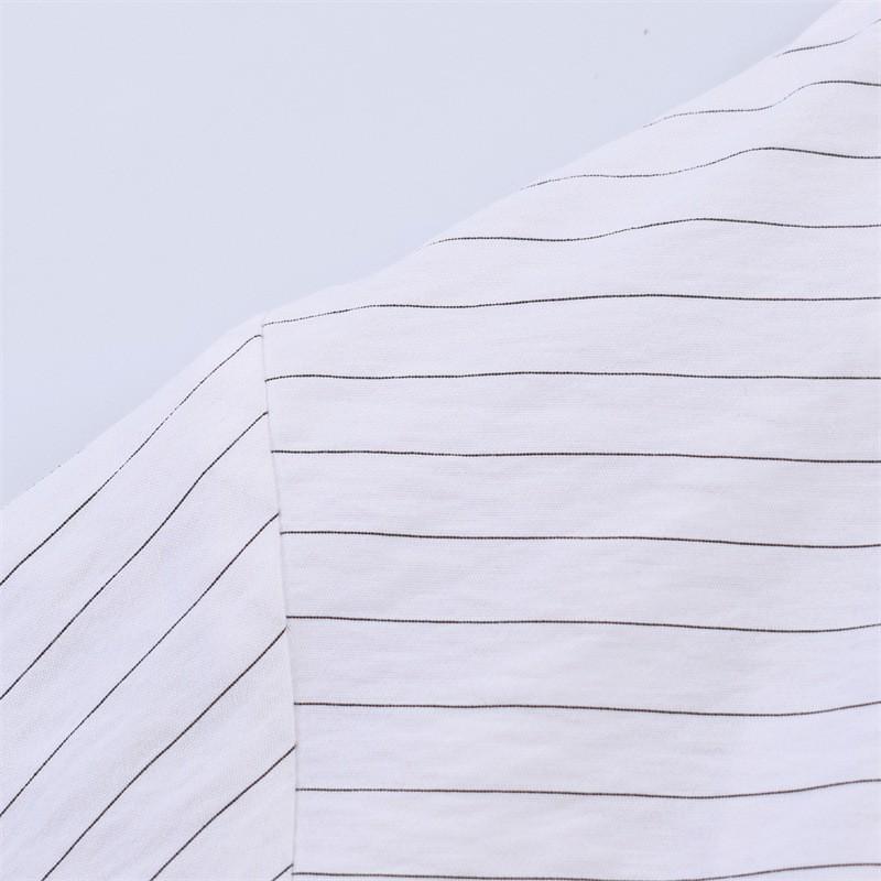 2026 Womens Loose Fit Casual Shirt Solid Striped Long Sleeve Button-Down Korean Style Comfort Top