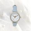 Fieldwork Women's Analog Watch with Leather Strap, Light Blue, Easy To Read, JN008-1