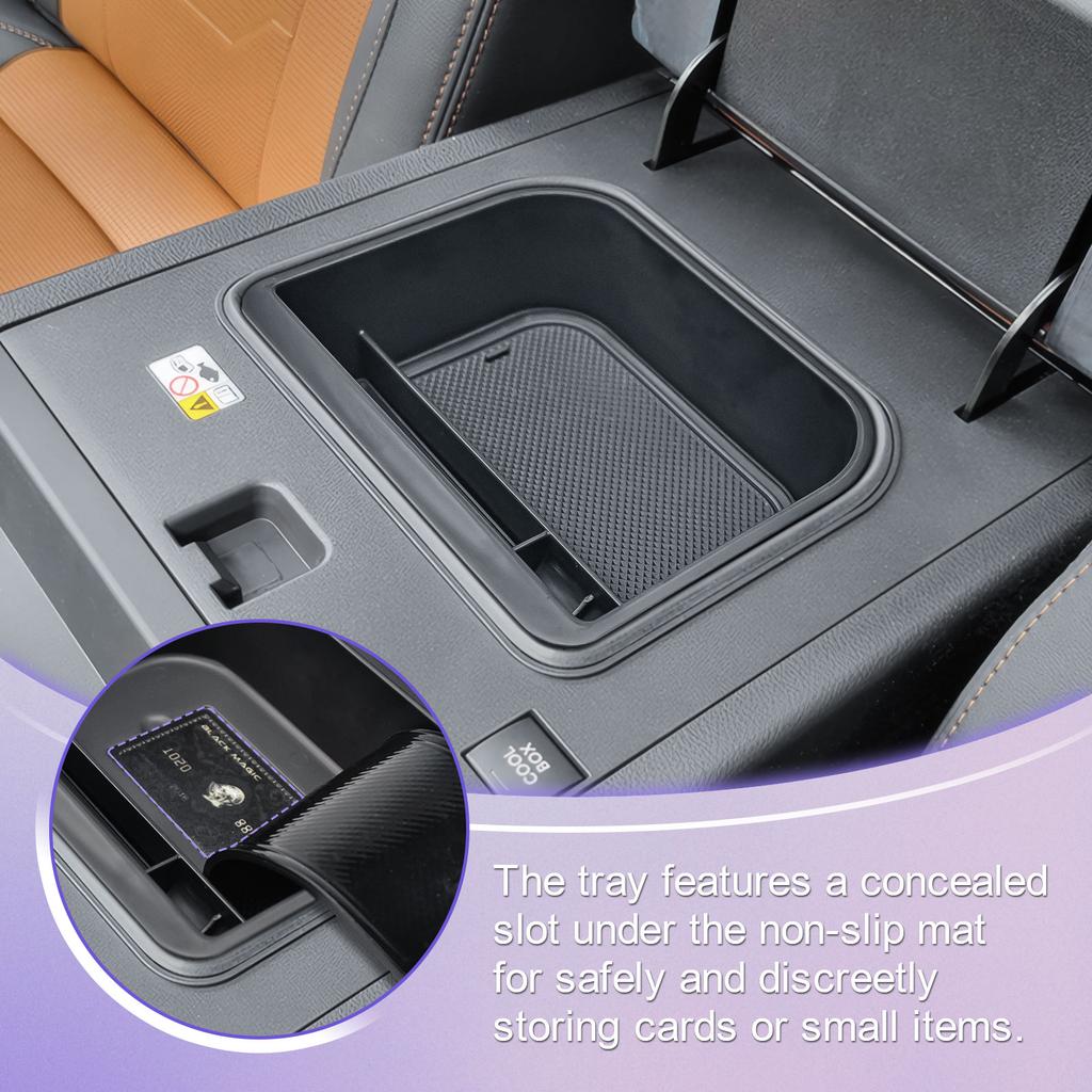 Armlehnen-Ablage Kühlbox Ablage für Toyota Land Cruiser Prado 250 / Lexus GX550 2025 2025 Mittelkonsolen-Organizer Autozubehör