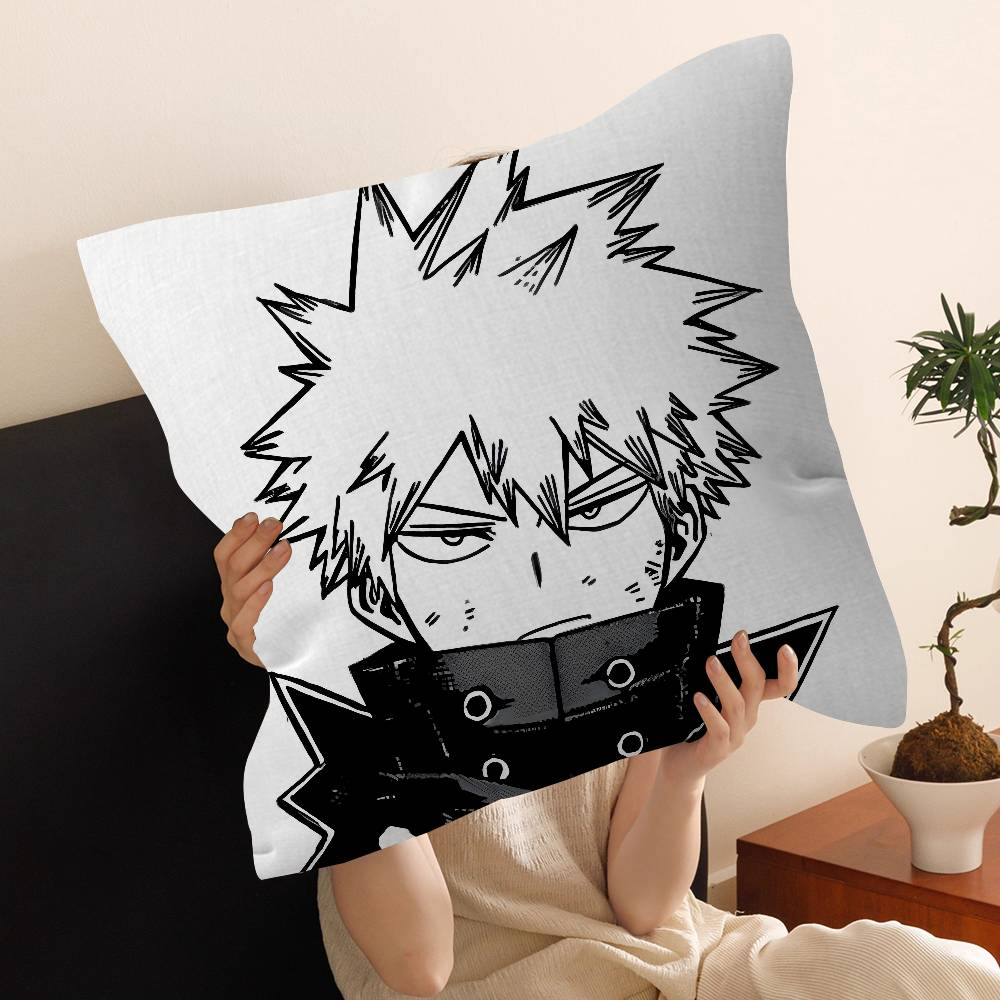 Anime MMy HHero Academia Katsuki Bakugo pillow cover sofa cushion cover home room decoration children gift