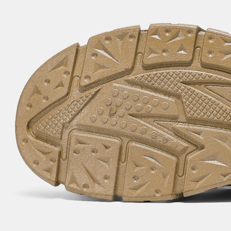 Summer Retro Style Men Climbing Shoes Outdoor Anti-slip Wear-resistant Thickness Sneakers Hiking Shoe Fashion Safty Works Shoes