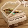 1PC Piano Music Box With Light New Year Gift For Girl Friend Christmas Present Home Decoration Without Battery